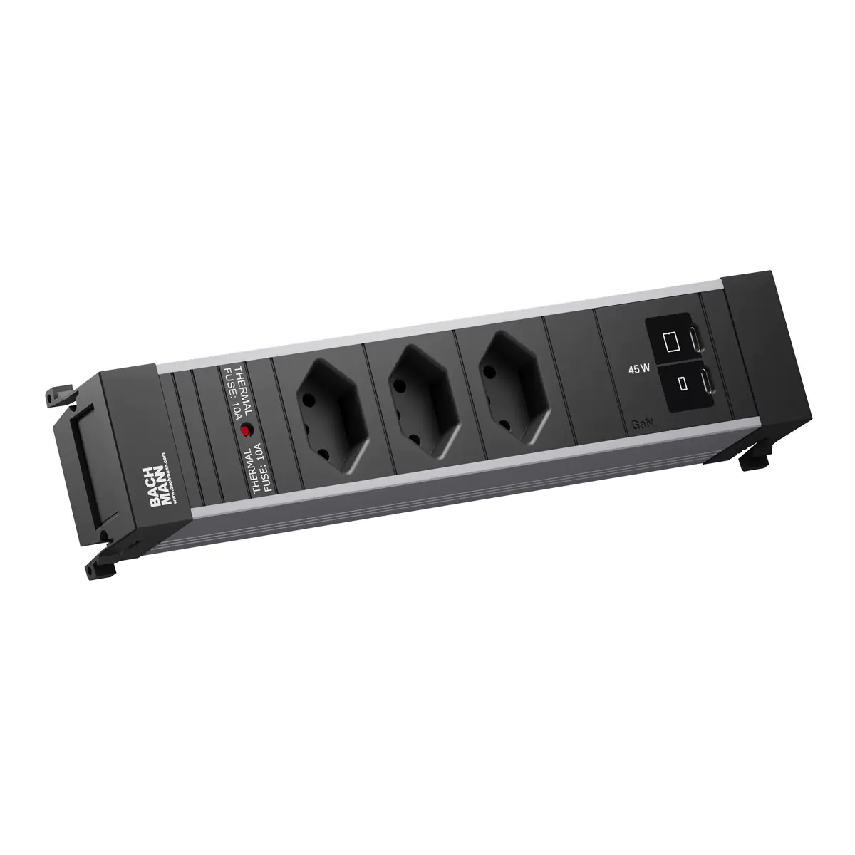 Bachmann POWER FRAME M 3xCH 0° 1xUSB C/C 45W - Zubehör Stromversorgung