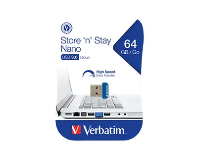 Verbatim Store 'n' Stay NANO - USB-Flash-Laufwerk 98711