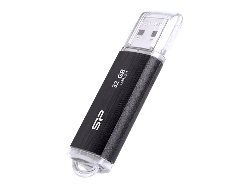 SILICON POWER Blaze B02 - USB-Flash-Laufwerk - 32 GB - USB 3.0/USB Typ C - Schwarz