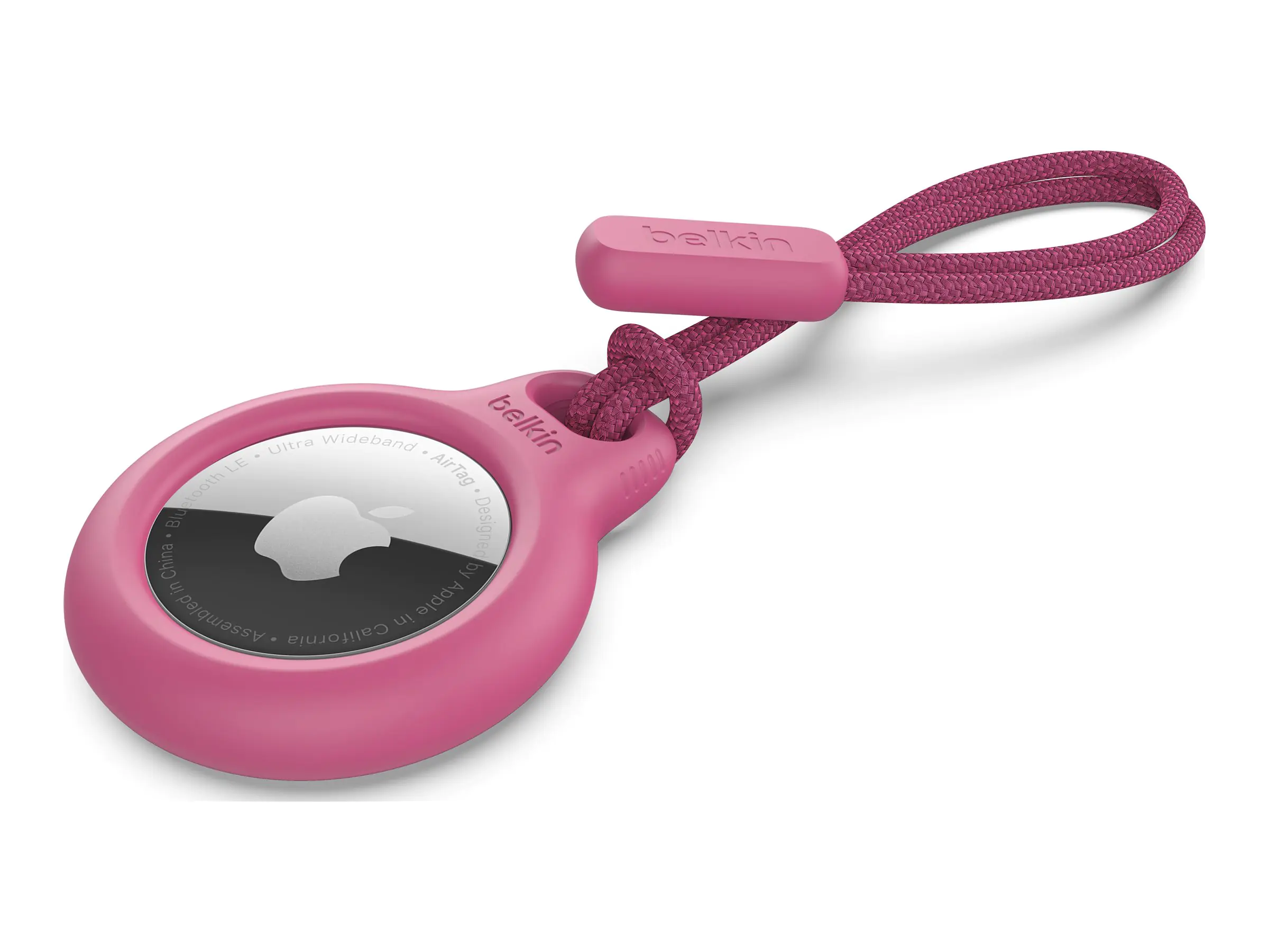 Belkin - Secure Holder mit Schlaufe für Bluetooth-Tracker - pink - für Apple AirTag