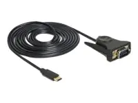DeLOCK - Serieller Adapter - USB-C (M) bis DB-9 (M) - 1.8 m