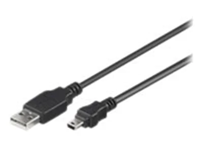 wentronic - USB-Kabel - USB (M) zu Mini-USB, Typ B (M) - USB 2.0 - 1.8 m - Schwarz