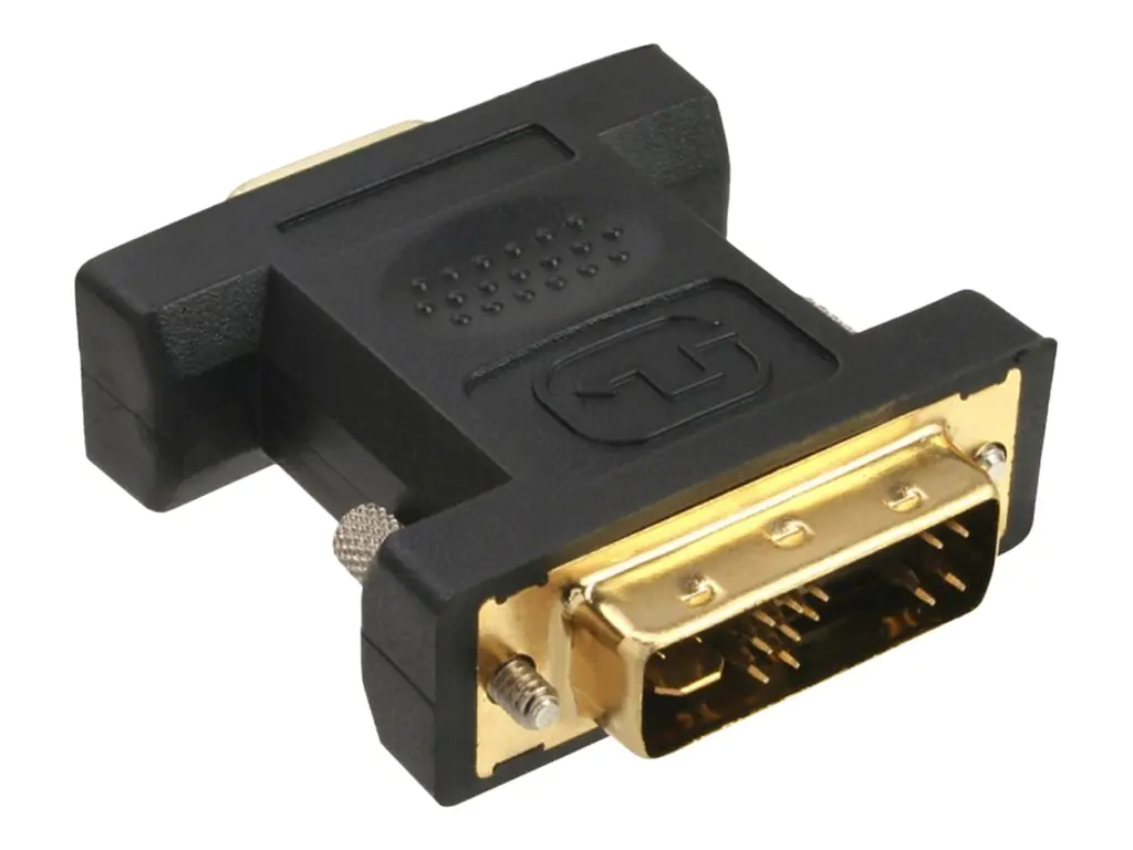 InLine - VGA-Adapter - HD-15 (VGA) (W) zu DVI-A (S) - Distanzschrauben, Daumenschrauben