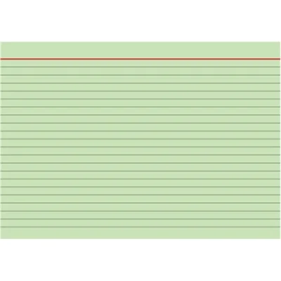 BRUNNEN Karteikarte 102250150 DIN A5 liniert gn 100 St./Pack.