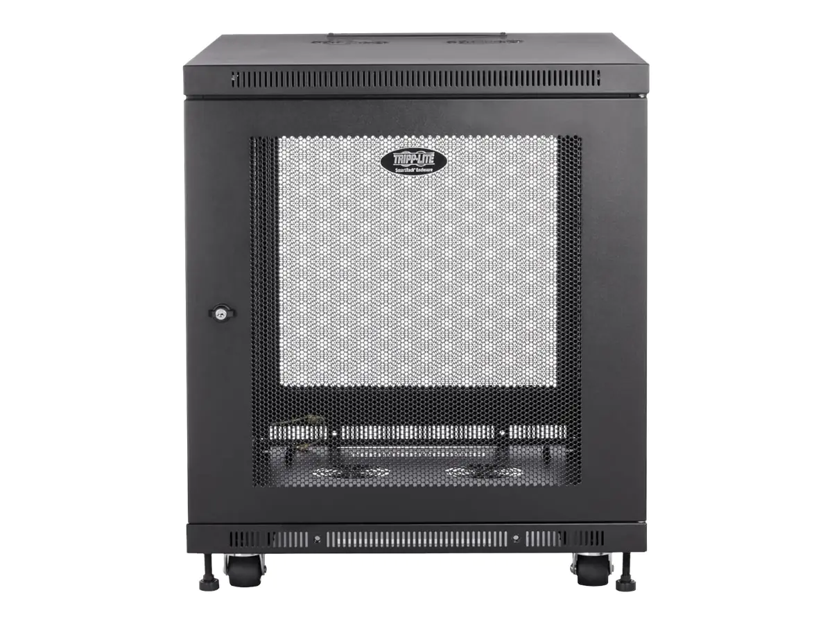 Tripp Eaton Tripp Lite Series 12U Rack Enclosure Server Cabinet Doors & Sides 300lb Capacity - Schrank Netzwerkschrank - Schwarz - 12U - 48.3 cm (19") SR12UB