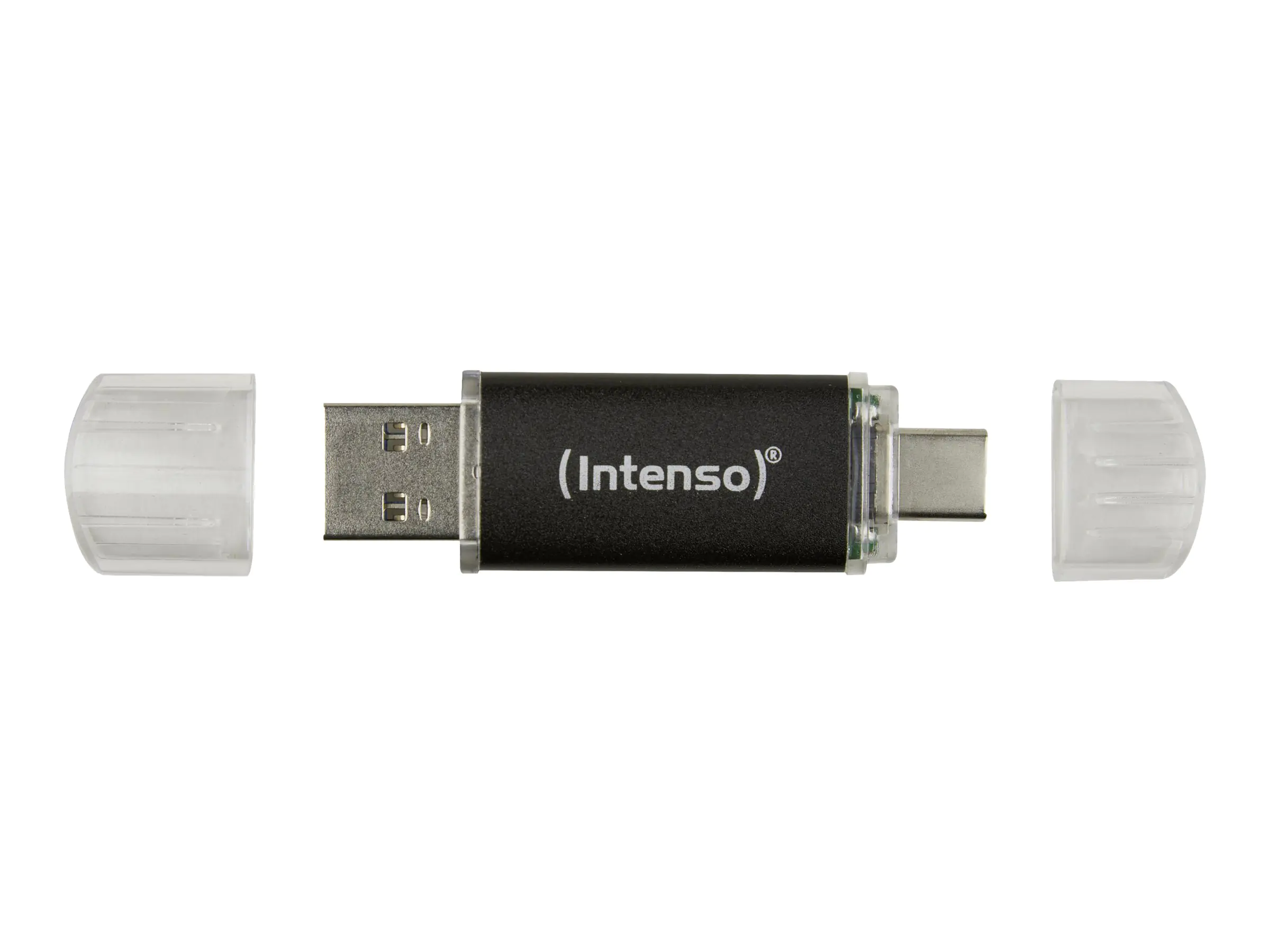 Intenso Twist Line - USB-Flash-Laufwerk - 64 GB - USB 3.2 Gen 1 / USB-C - Anthrazit