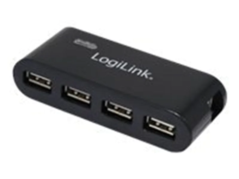 LogiLink USB 2.0 Hub 4-Port - Hub - 4 x USB 2.0 - Desktop