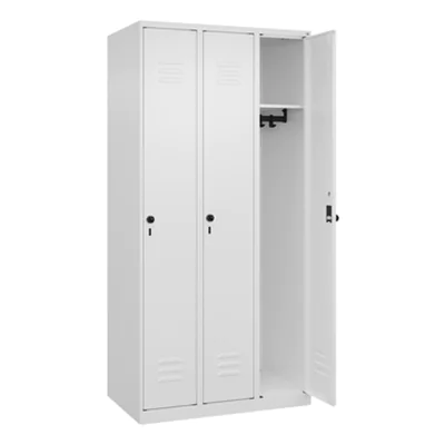 C P Spind Classi lus verkehrsweiß 080000-30 S10012 3 Schliessfaecher 90.0 x 50.0 185 080000-30-S10012