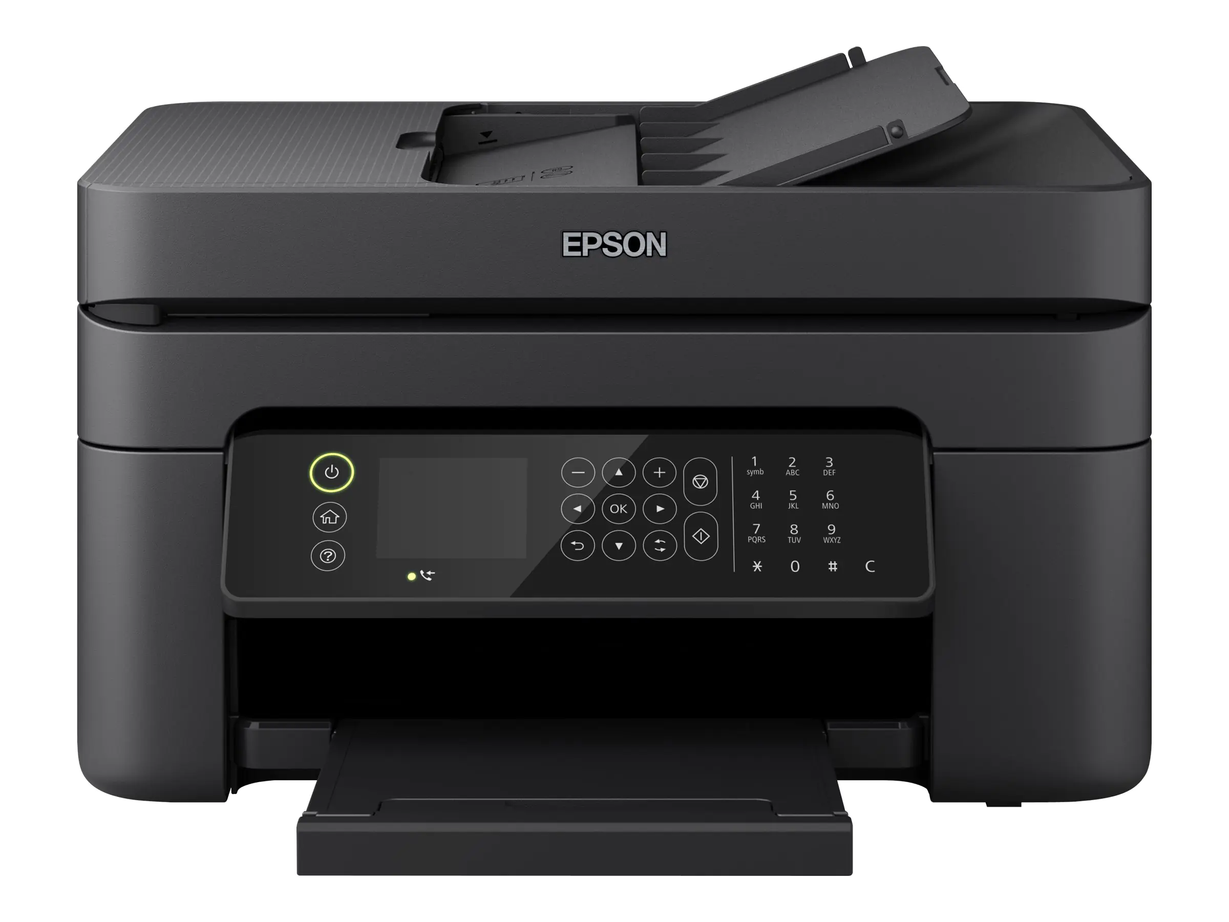 Epson WorkForce WF-2850DWF - Multifunktionsdrucker - Farbe - Tintenstrahl - A4/Legal (Medien) - bis zu 10 Seiten/Min. (Drucken) - 100 Blatt - 33.6 Kbps - USB 2.0, Wi-Fi(n)