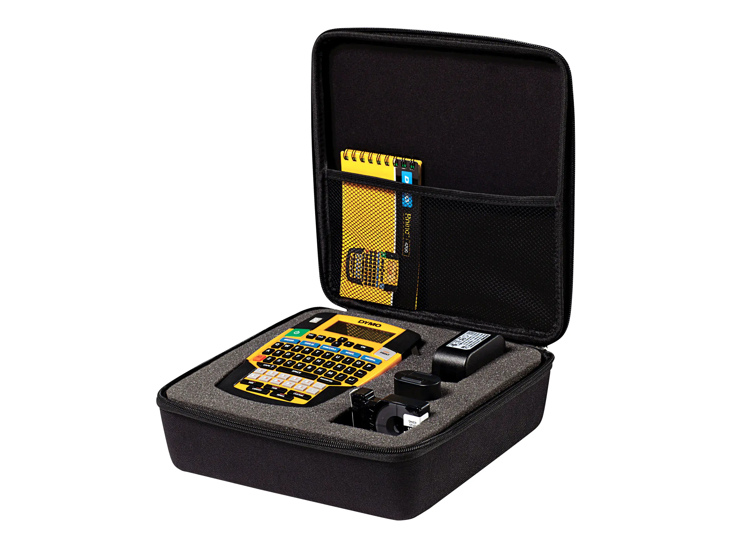 DYMO Rhino 4200 Kit - Beschriftungsgerät - s/w - Thermotransfer - Rolle (1,9 cm) - Cutter