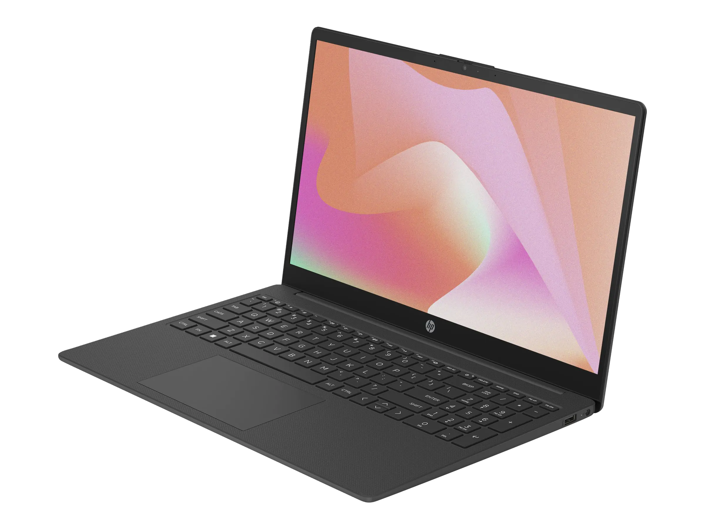 HP Laptop 15-fd0432ng - Intel Core i3 i3-1315U / 1.2 GHz - FreeDOS 3.0 - UHD Graphics - 8 GB RAM - 512 GB SSD NVMe - 39.6 cm (15.6") 1366 x 768 (HD) - Wi-Fi 6, Bluetooth - Jet Black - kbd: Deutsch
