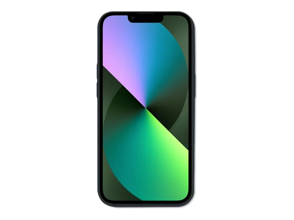 4smarts Cupertino - Hintere Abdeckung für Mobiltelefon - Silikon - Schwarz - für Apple iPhone 14