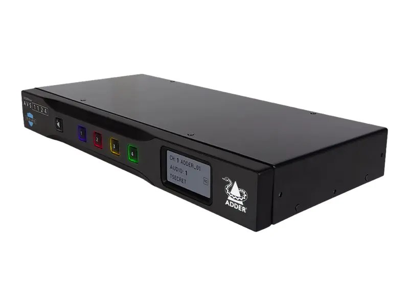 Adder AdderView Secure AVS-1124 - KVM-/Audio -Switch