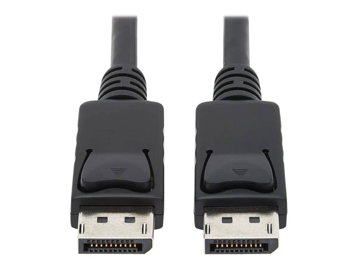 Eaton Tripp Lite Series DisplayPort Cable with Latching Connectors, 4K 60 Hz (M/M), Black, 6 ft. (1.83 m) - DisplayPort-Kabel - DisplayPort (M) zu DisplayPort (M) - 1.8 m - Schwarz
