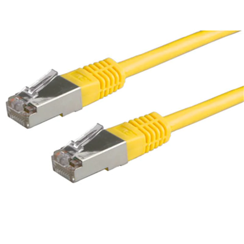 VALUE - Patch-Kabel - RJ-45 (M) zu RJ-45 (M) - 1 m - SFTP, PiMF - CAT 6e - geformt, verseilt - Gelb