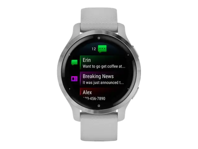 Garmin Venu 2S - 40 mm - Nebelgrau - Sportuhr mit Band - Silikon - mist gray - Handgelenkgröße: 110-175 mm - Anzeige 2.79 cm (1.1") - Bluetooth, Wi-Fi, ANT+ - 38.2 g