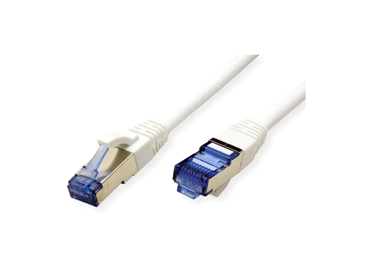 VALUE S/FTP PiMF Patchkabel Kat.6A Kl. EA weiss 0.15m - FTP - PIMF