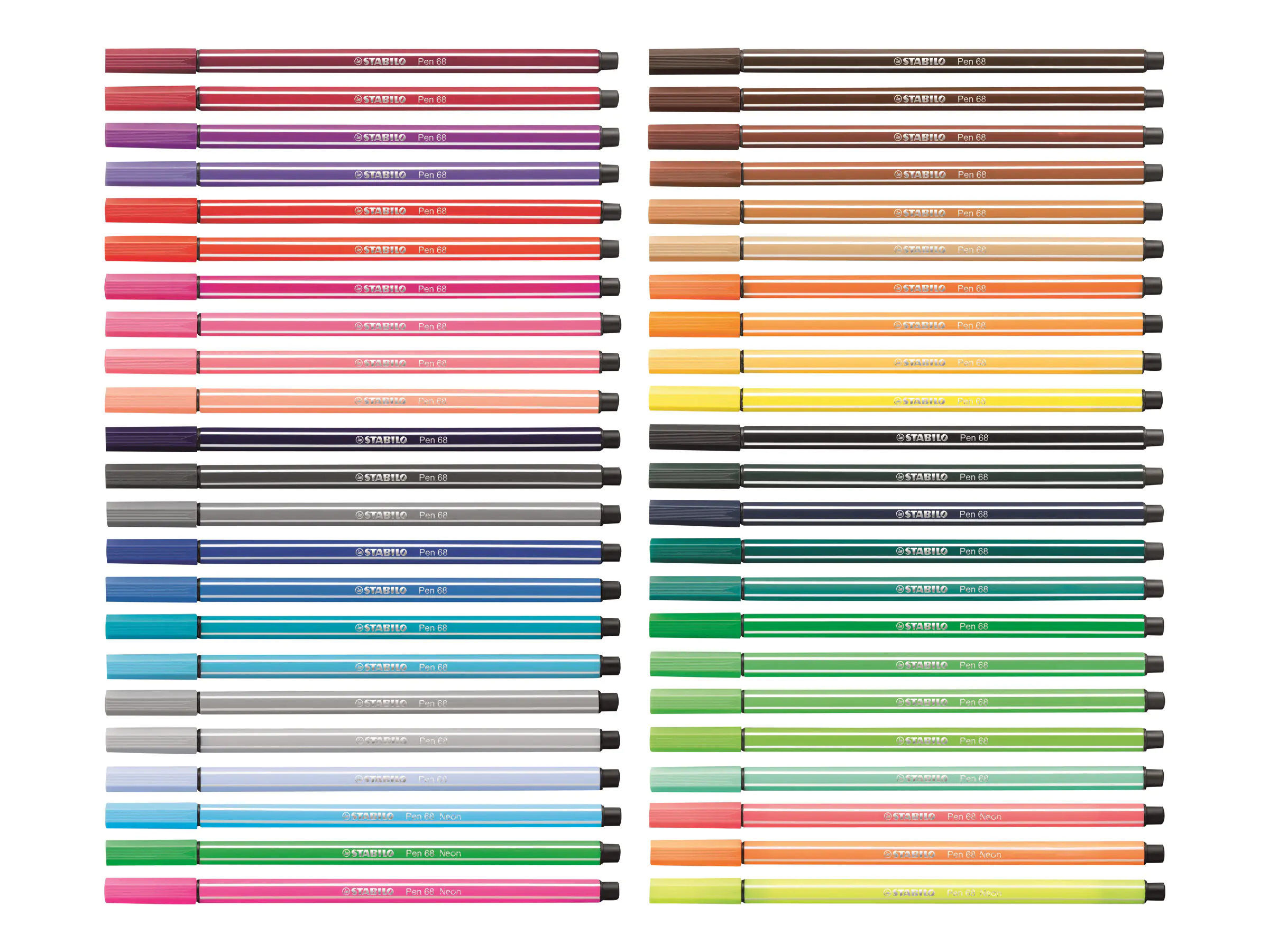 STABILO Pen 68 - Filzstift - Schwarz - wasserbasierte 68/46