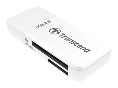 Transcend RDF5 - Kartenleser (microSD, SDHC, microSDHC, SDXC, microSDXC, SDHC UHS-I, SDXC UHS-I, microSDHC UHS-I, microSDXC UHS-I) - USB 3.0
