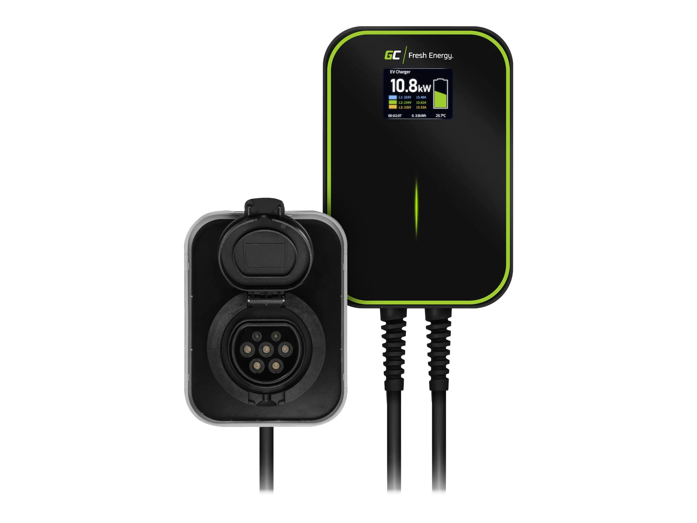 Green Cell EV PowerBox - EV-Ladestation - 22 kW - 32 A (IEC 62196 Type 2)