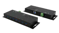 Exsys USB 3.2 HUB 7-Port extern inkl.Netz. inkl.Netzteil 12V/3A und