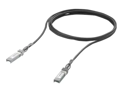 Ubiquiti - 25GBase Direktanschlusskabel - SFP+ zu SFP+ - 50 cm - 4.1 mm - passiv - Schwarz