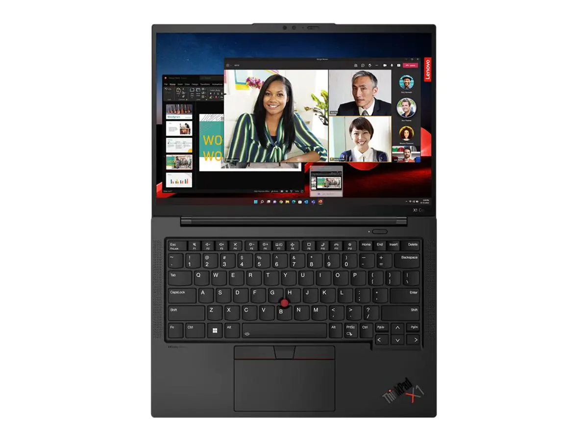 Lenovo ThinkPad X1 Carbon Gen 11 21HM - 180°-Scharnierdesign - Intel Core i7 1355U / 1.7 GHz - Evo - Win 11 Pro - Intel Iris Xe Grafikkarte - 32 GB RAM - 2 TB SSD TCG Opal Encryption 2, NVMe, Performance - 35.6 cm (14") OLED 2880 x 1800 (2.8K) - NFC, Wi-F