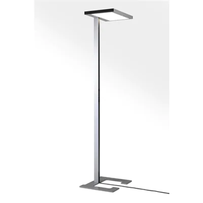 LUCTRA Stehleuchte VITAWORK® D 16 kWh/1.000h LED silber metallic