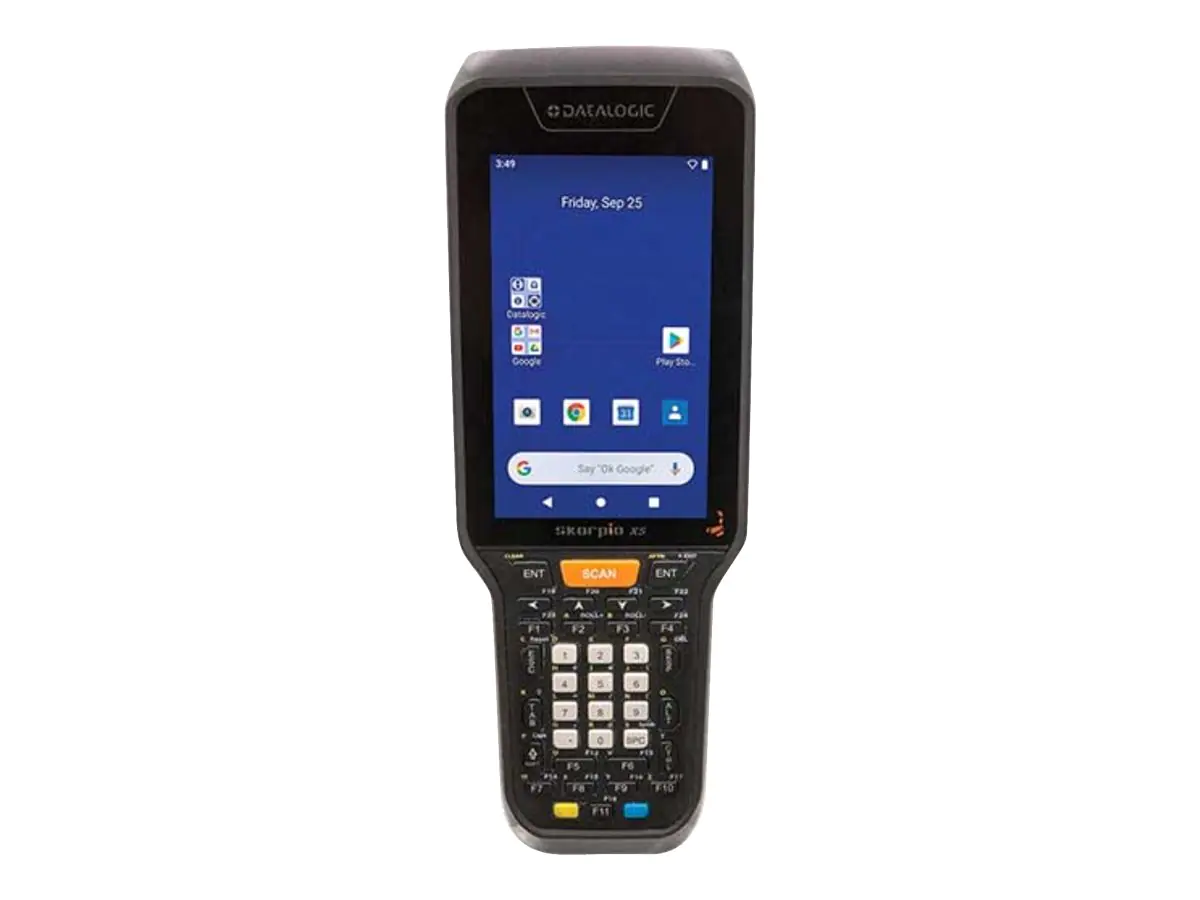 Datalogic Skorpio X5 - Datenerfassungsterminal - robust - Android 10 - 64 GB - 10.9 cm (4.3") Farbe TFT (800 x 480) - Kamera auf Rückseite - Barcodeleser - (2D-Imager) - USB-Host - microSD-Steckplatz - Wi-Fi 5, NFC, Bluetooth