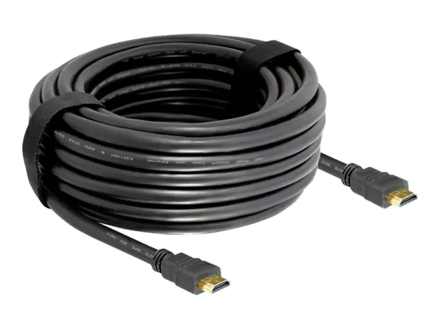 Delock High Speed HDMI with Ethernet - HDMI-Kabel mit Ethernet - HDMI männlich zu HDMI männlich - 10 m
