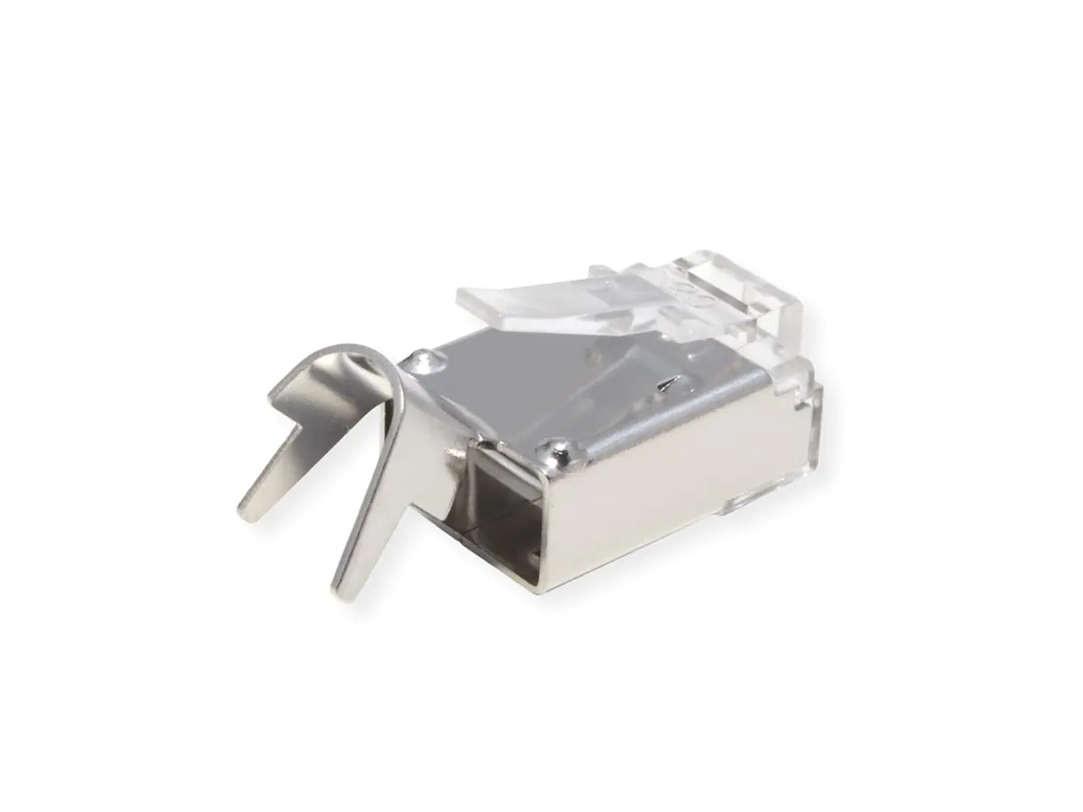 Roline - Netzwerkanschluss - RJ-45 (M) - STP - CAT 6 - modular, kurz (Packung mit 10)
