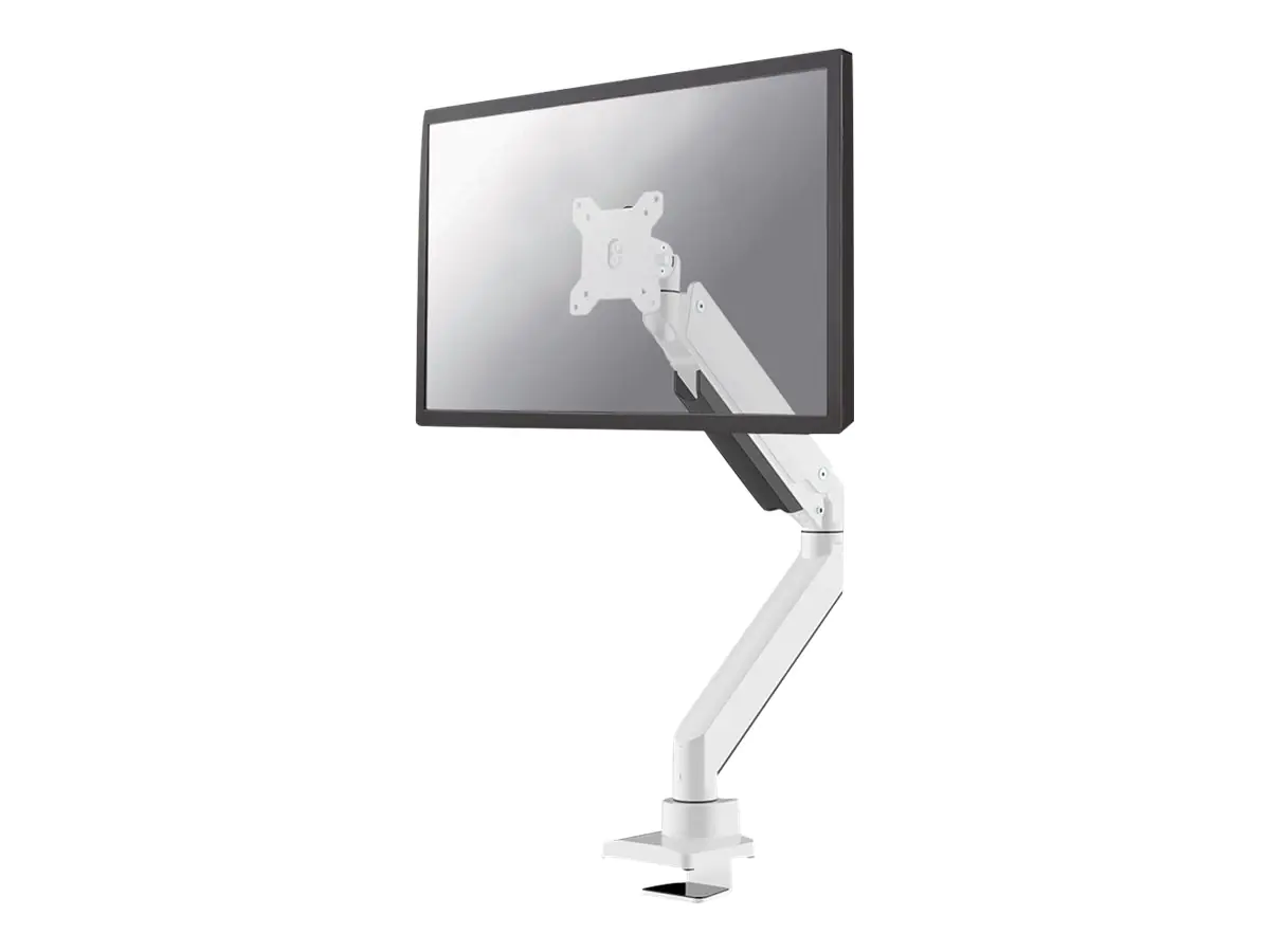 Neomounts NM-D775 - Befestigungskit - Voll beweglich - für LCD-Display - Aluminium - weiß - Bildschirmgröße: 25.4-81.3 cm (10"-32") - Klemmmontage, Tülle, Tischmontage