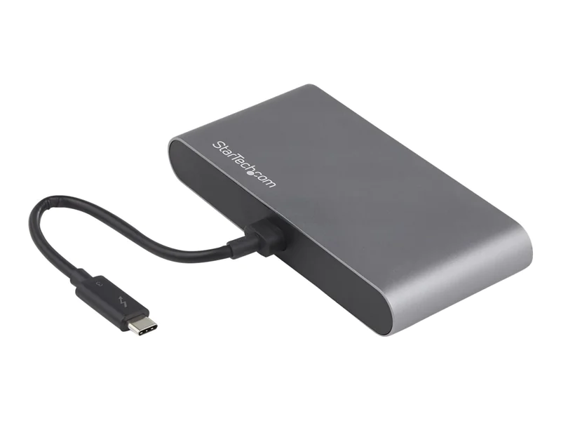 StarTech Thunderbolt 3 Mini Dock - Tragbare TB3-Dockingstation mit dual Monitoren und DP 4K 60 Hz - GbE - Dockingstation - Thunderbolt 3 - 2 x DP - 1GbE