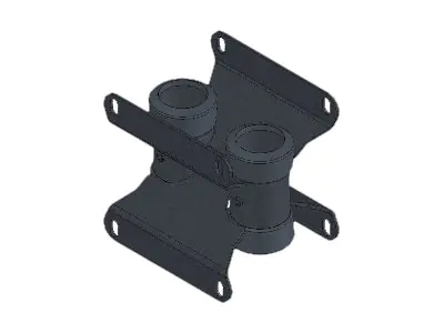 Unicol Back-to-Back Adapter - Montagekomponente (Zwei-Säulen-Aufhängungsadapter) PS8