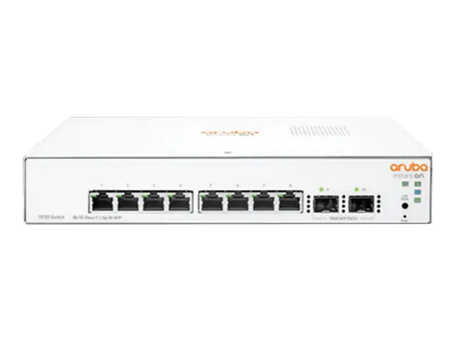HPE Aruba Instant On 1930 8G 2SFP Switch - Switch - L3 - managed - 8 x 10/100/1000 + 2 x Gigabit SFP - Desktop