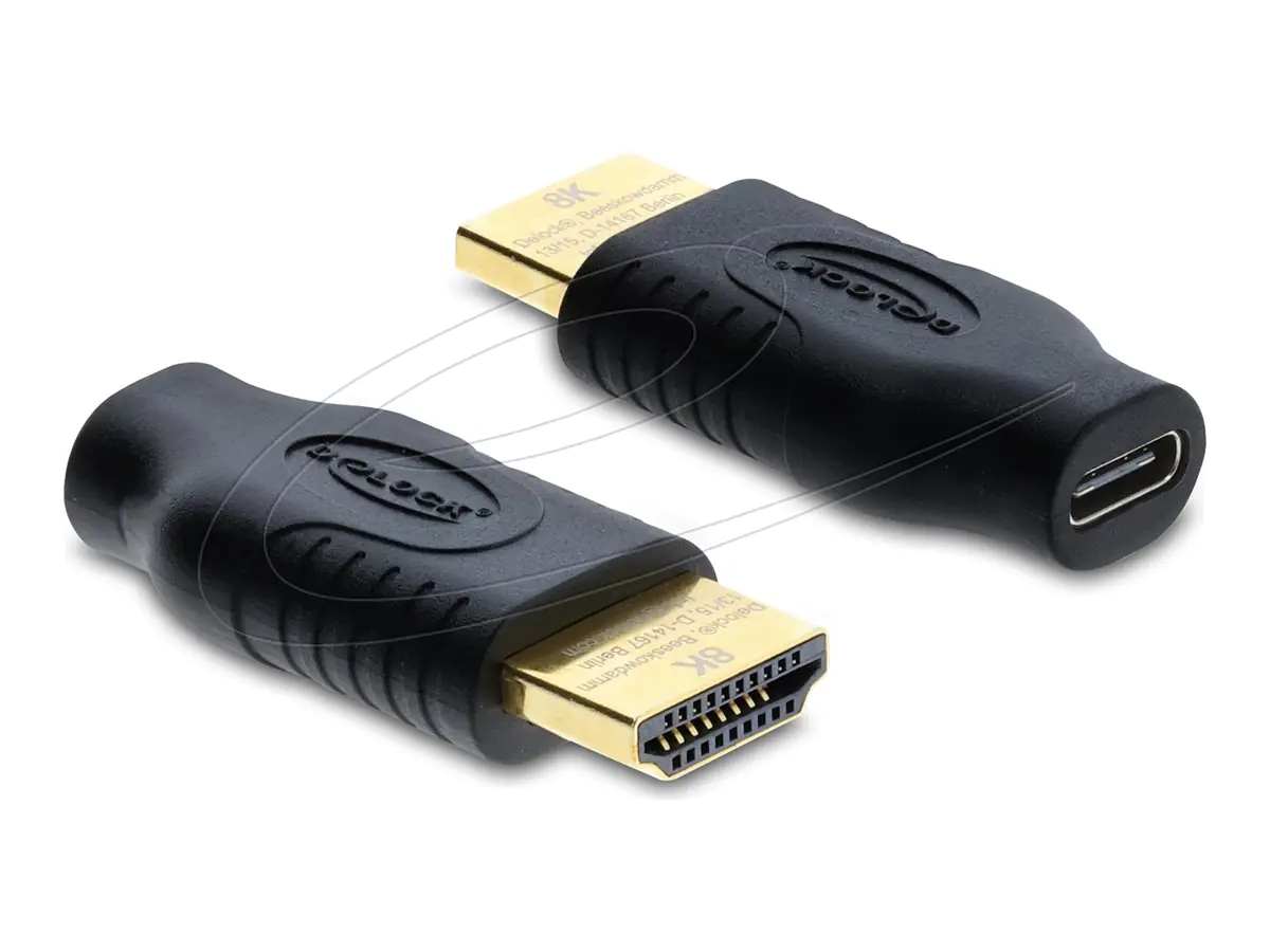 Delock Ultra High Speed - Videoadapter - USB-C männlich zu HDMI weiblich - Schwarz - 8K60Hz