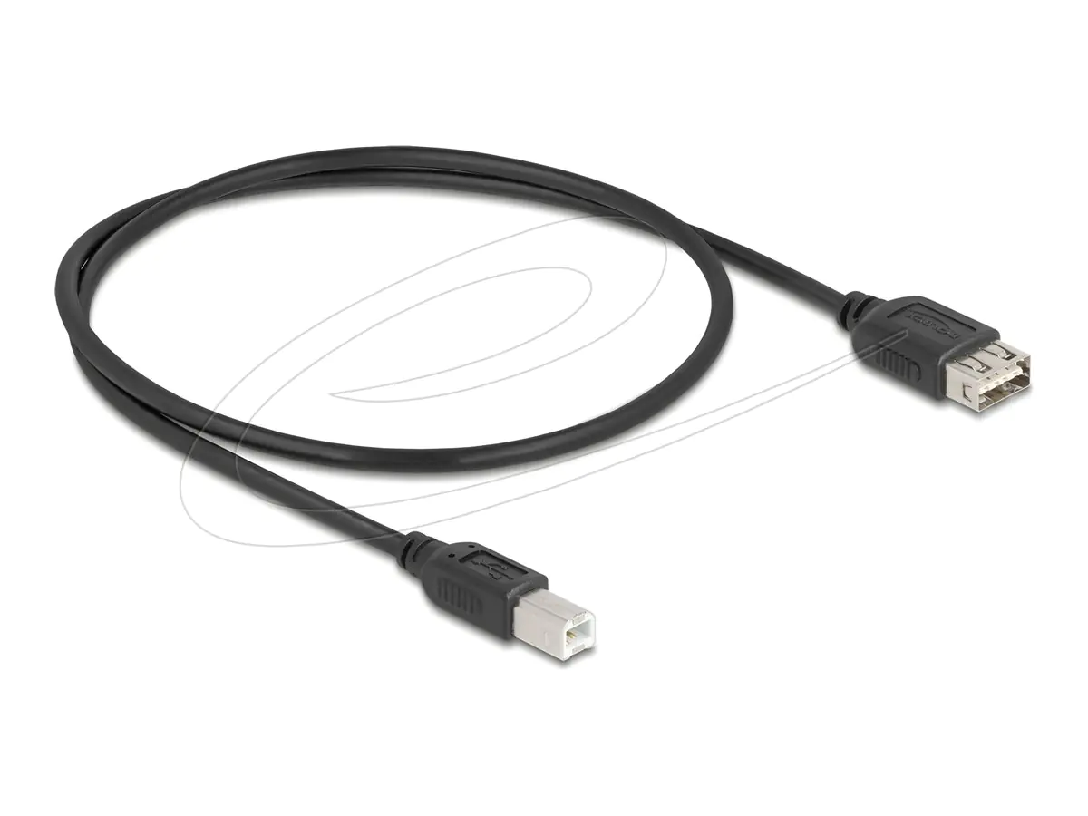 Delock USB 2.0 Kabel Typ-B Stecker zu EASY Typ-A Buchse - Kabel - Digital/Daten