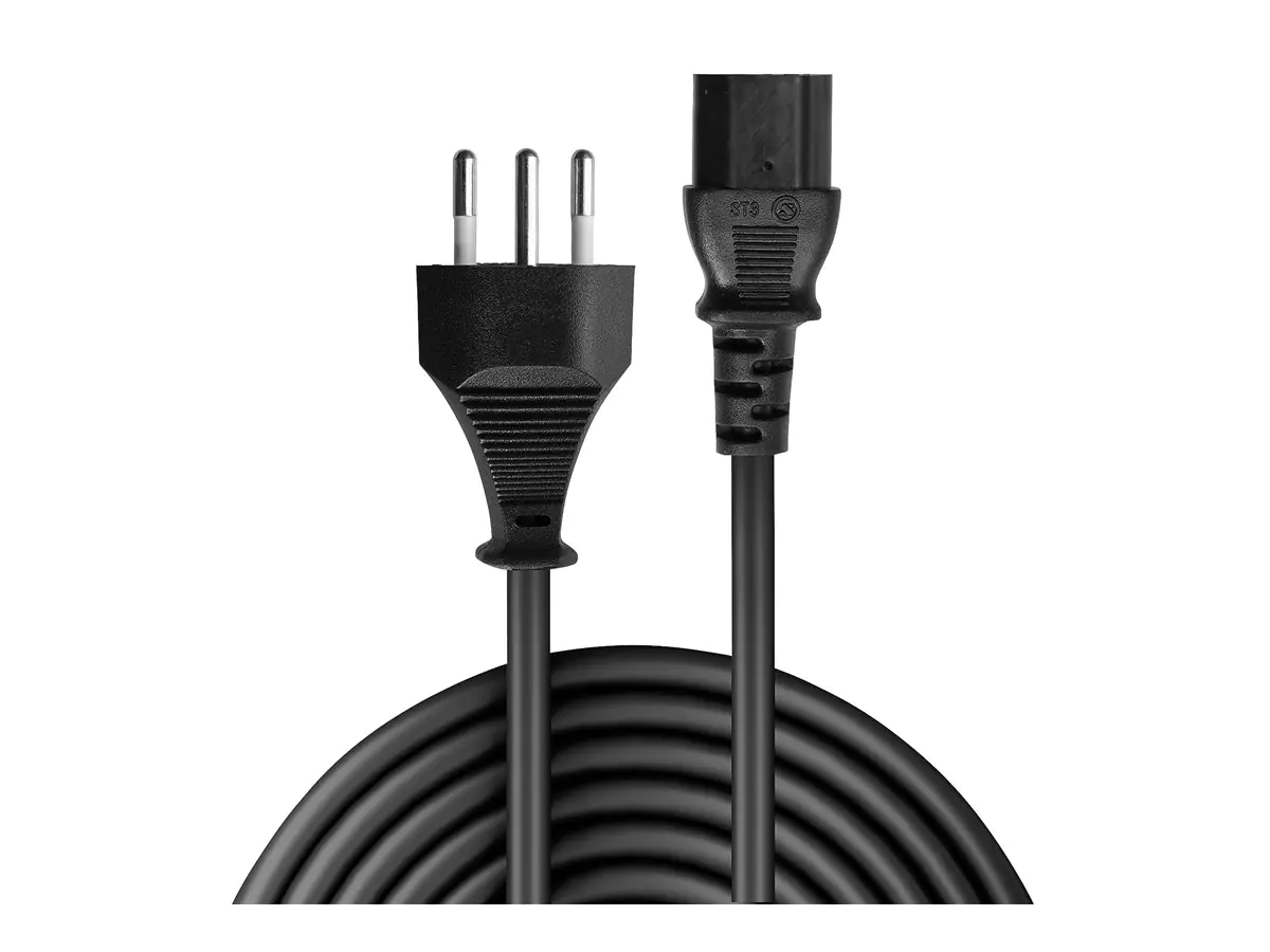 Lindy - Stromkabel - IEC 60320 C13 bis Schweiz, 3-polig (M) - 2 m