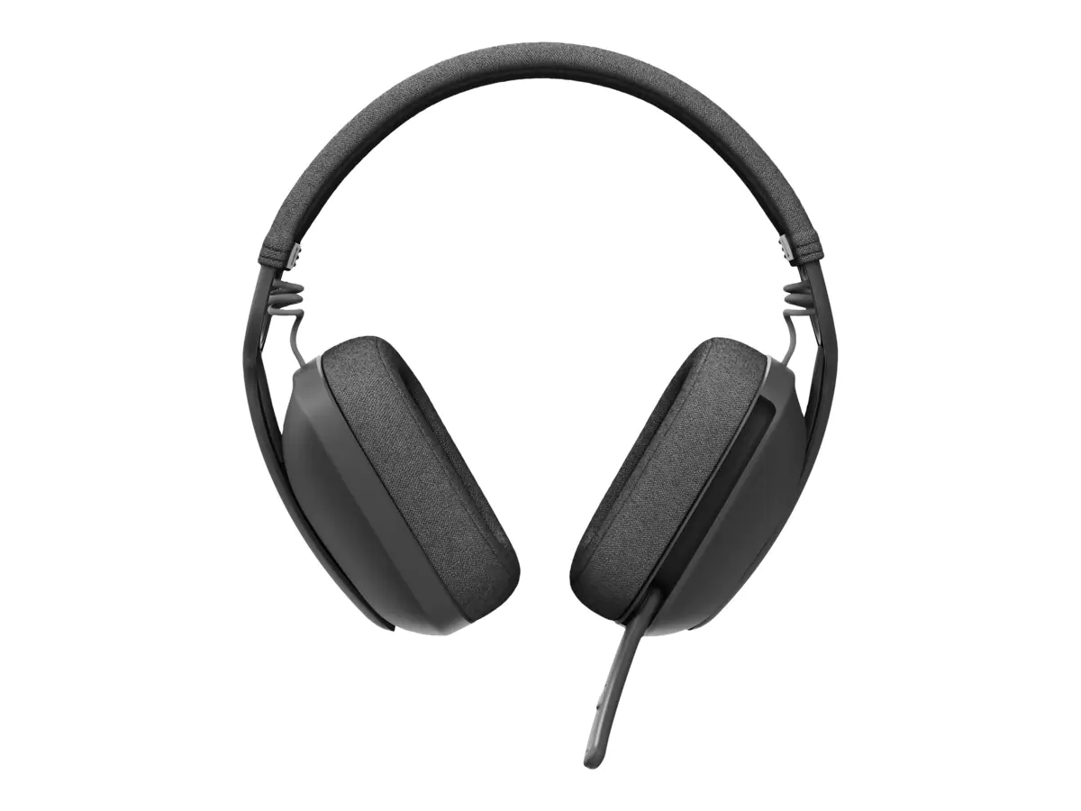 Logitech Zone Vibe Wireless - Headset - ohrumschließend - Bluetooth - kabellos - Adapter USB-C via Bluetooth - Graphite - Zertifiziert für Microsoft Teams