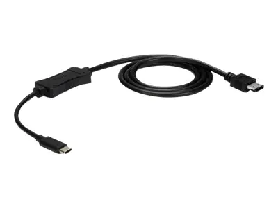 StarTech USB-C auf eSATA Kabel - Für externe Speichergeräte mit HDD / SDD / ODD - USB 3.0 zu eSATA (5Gbit/s) - 1m - Speicher-Controller - SATA 6Gb/s - USB 3.0 - Schwarz