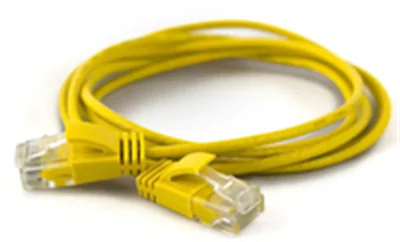 WANTEC 7286 - 1,5 m - Cat6a - U/UTP (UTP) - RJ-45 - RJ-45 - Gelb