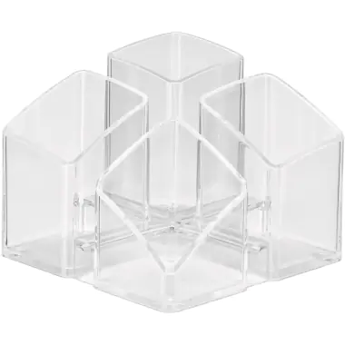 HAN Schreibtischköcher SCALA 17450-23 4Fächer transparent