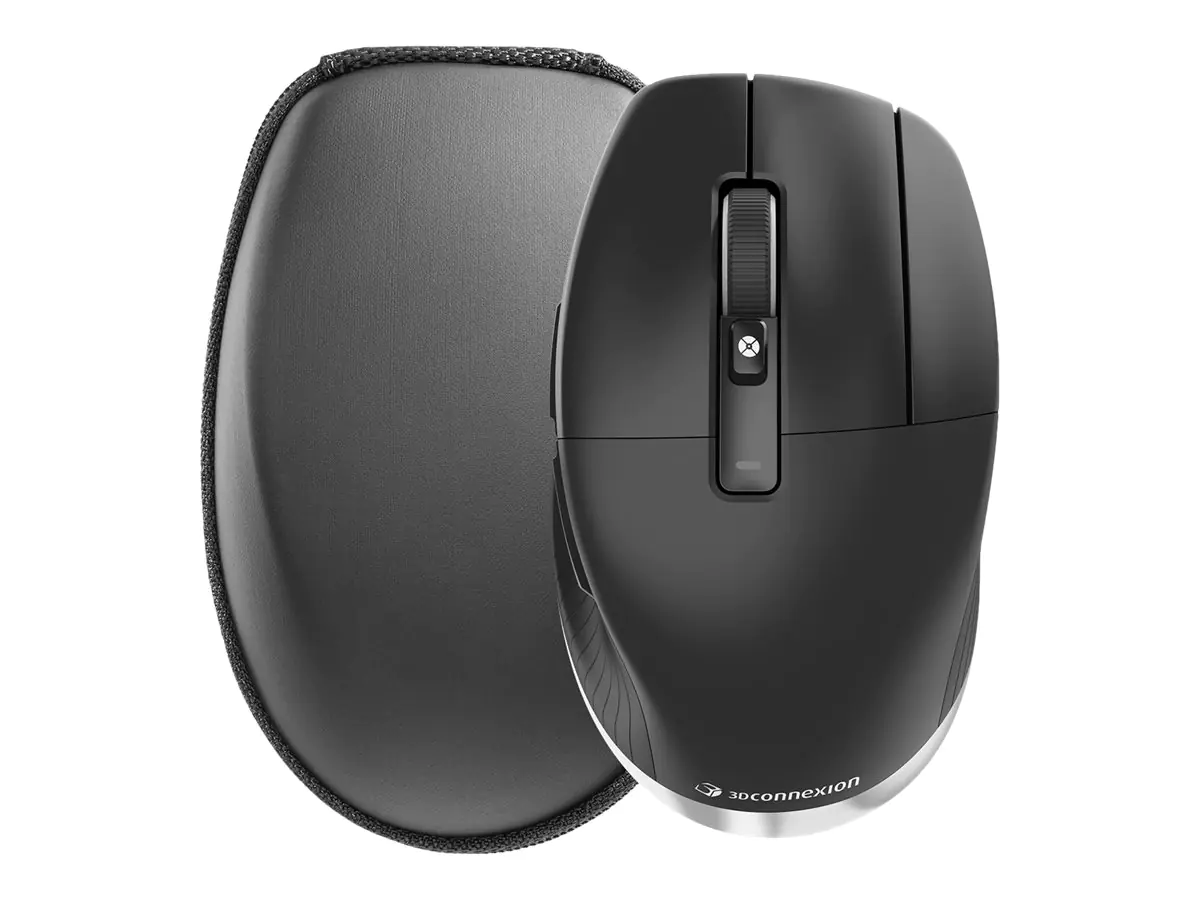 3D Connexion CadMouse Pro Wireless - Maus - ergonomisch - 7 Tasten - kabellos - Bluetooth, 2.4 GHz - kabelloser Empfänger (USB)