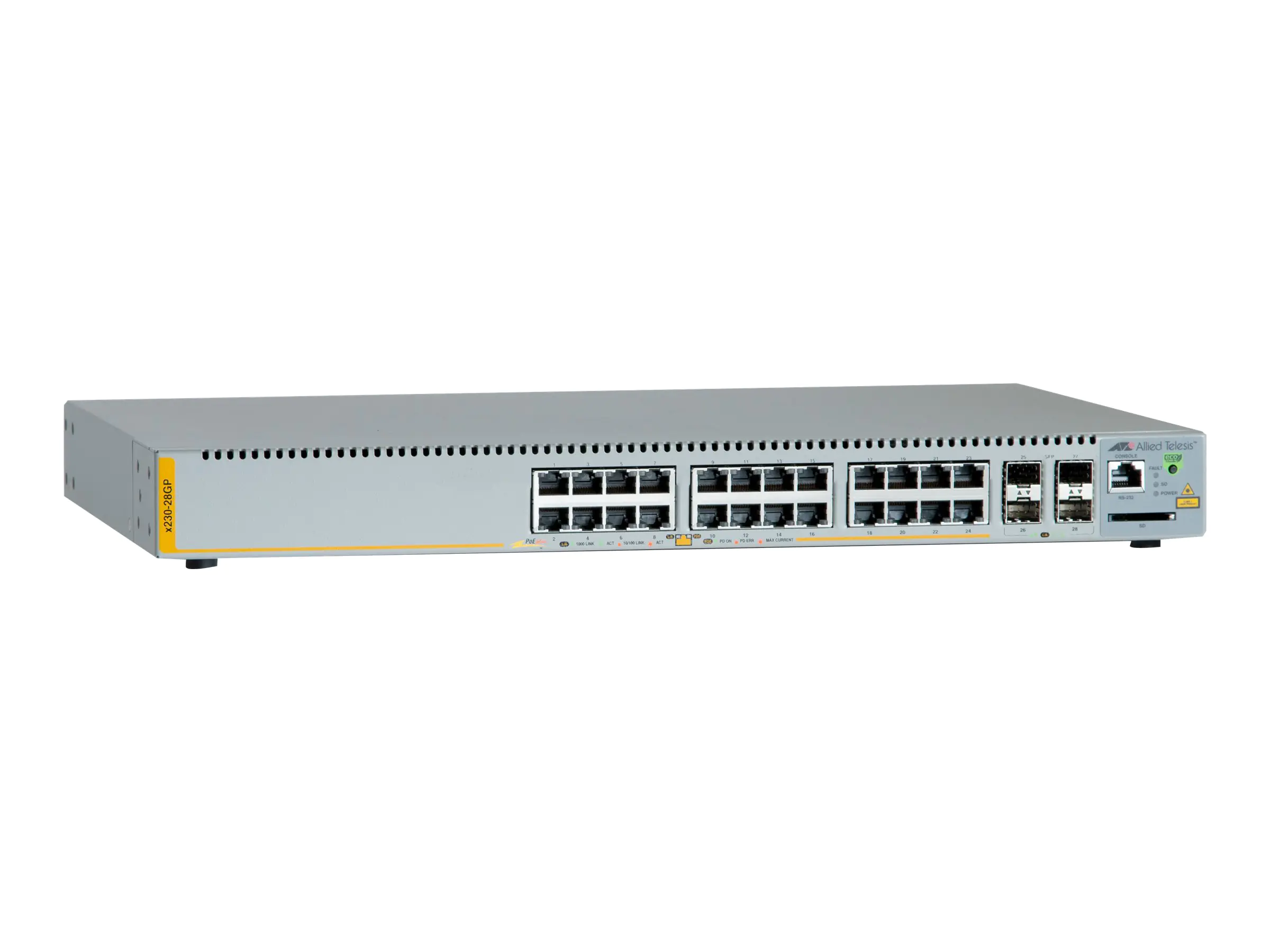 Allied Telesis AT x230-28GP - Switch - L2+ - managed - 24 x 10/100/1000 (PoE+)