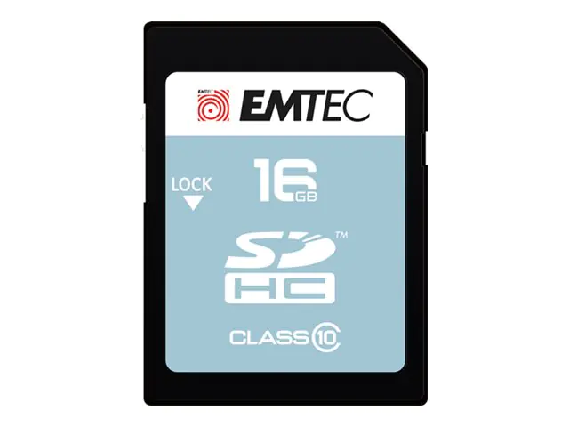 EMTEC - Flash-Speicherkarte - 16 GB - Class 10 - SDHC