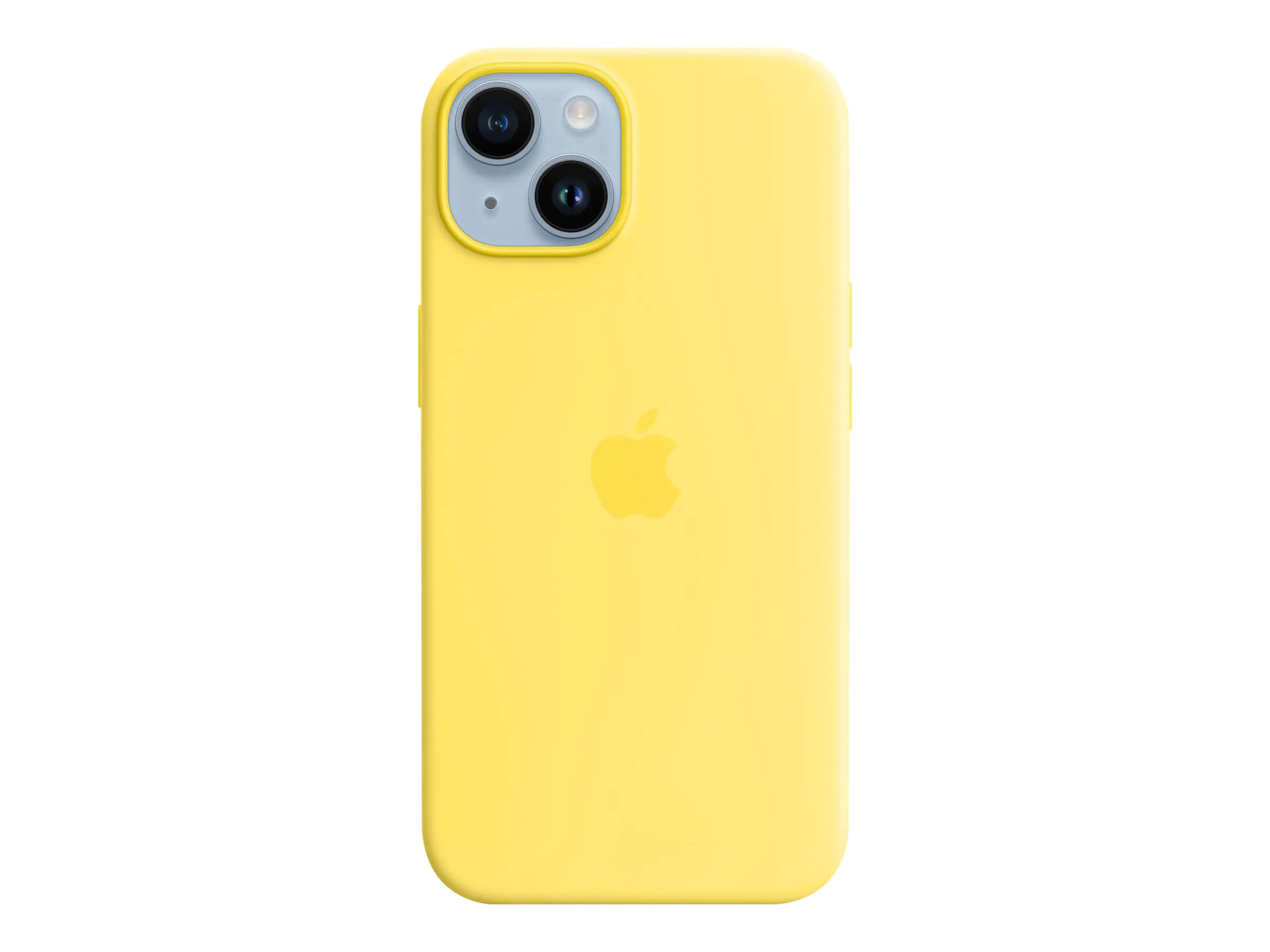 Apple - Hintere Abdeckung für Mobiltelefon - kompatibel mit MagSafe - Silikon - Canary Yellow - für iPhone 14