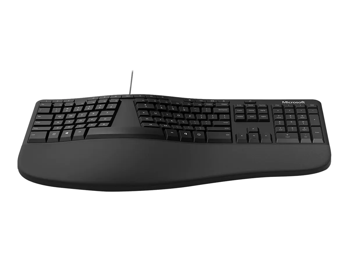 Microsoft Ergonomic Keyboard - Tastatur - USB - Englisch - Schwarz