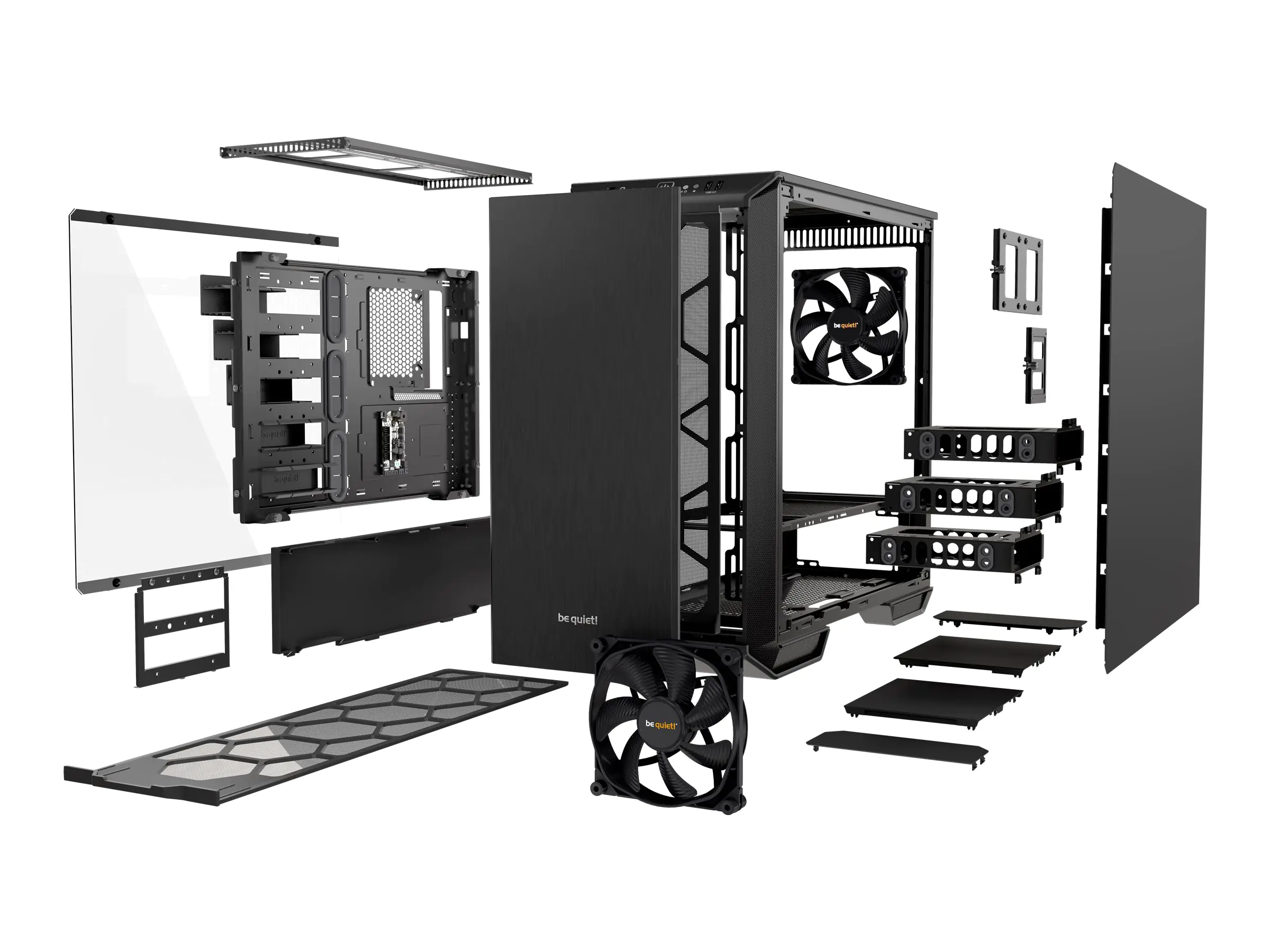 be quiet! Dark Base 700 - Tower - Erweitertes ATX - ohne Netzteil (ATX / PS/2) - USB/Audio