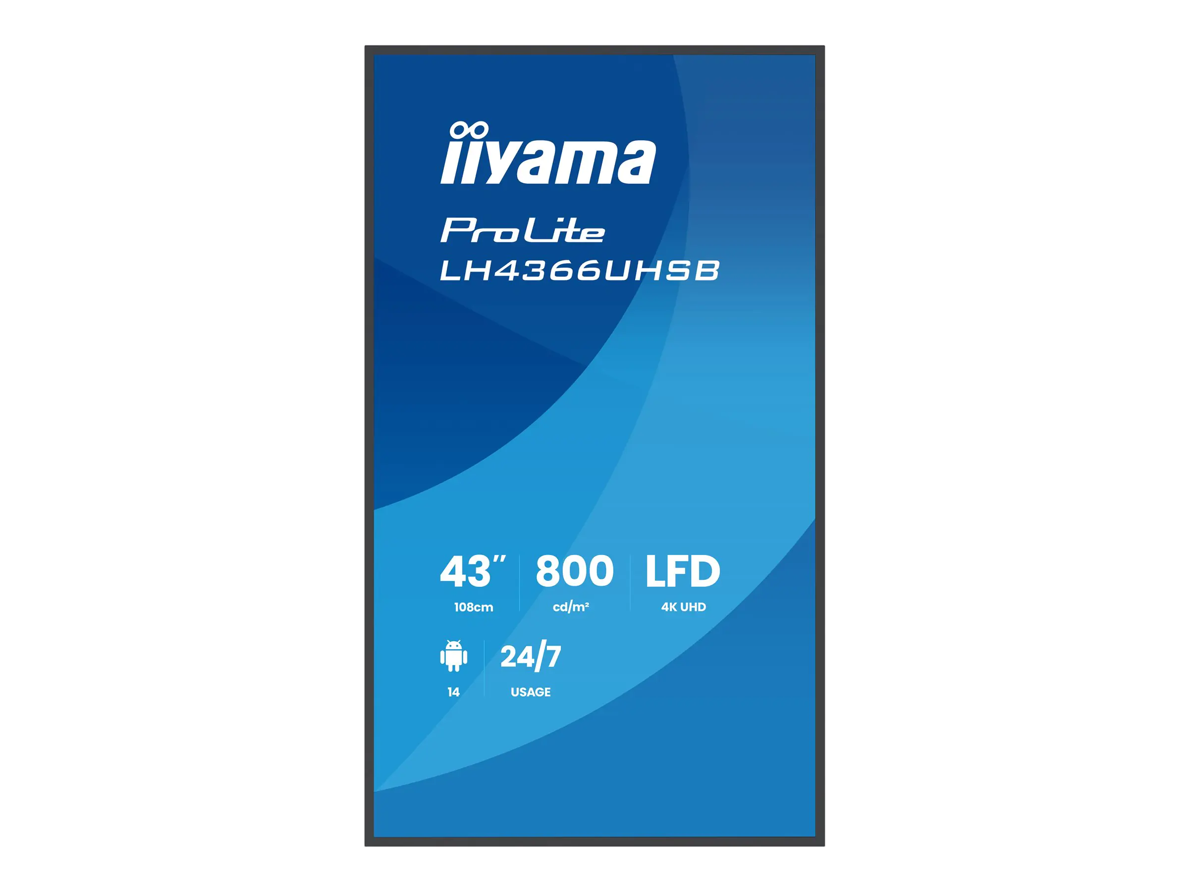 Iiyama ProLite LH4366UHSB-B1AG - 108 cm (42.5")