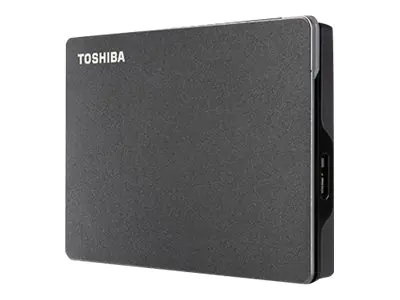 Toshiba Canvio Gaming - Festplatte - 4 TB - extern (tragbar) - 2.5" (6.4 cm) - USB 3.2 Gen 1 - Schwarz